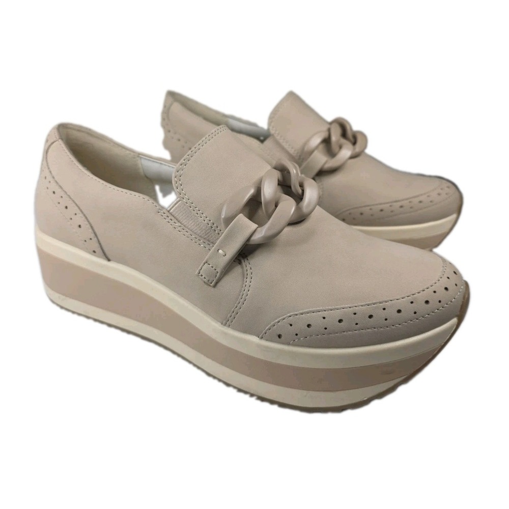 NWT DV by Dolce Vita Bizzie Platform Wedge Loafer Dune Women's 9.5
